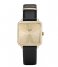 CLUSE Watch La Tetragone Gold Plated gold plated black (CL60004)