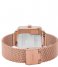 CLUSE Watch La Tetragone Mesh Rose Gold Plated mesh rose gold plated white (CL60003)