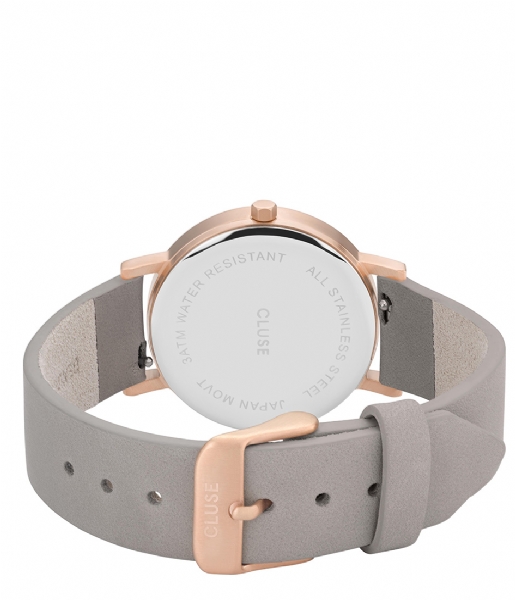 CLUSE Watch La Roche Petite Rose Gold Plated White Marble rose gold plated white marble grey (CL40103)
