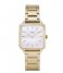 CLUSE Watch La Tetragone Three Link Gold white pearl (CL60026S)