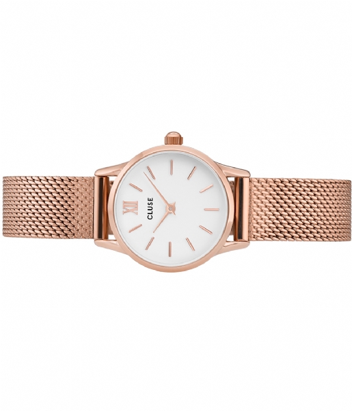 CLUSE Watch La Vedette Mesh Rose Gold Plated White rose gold plated white (50006)