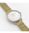 CLUSE Watch Boho Chic Mesh Gold Plated White white gold plated (CW0101201009)