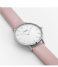 CLUSE Watch La Boheme Silver White white pink (CL18214)