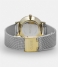 CLUSE Watch Minuit Mesh Gold gold silver color  (CL30024)