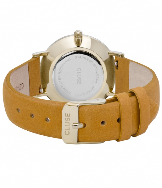 CLUSE Watch Minuit Gold White white mustard (CL30034)