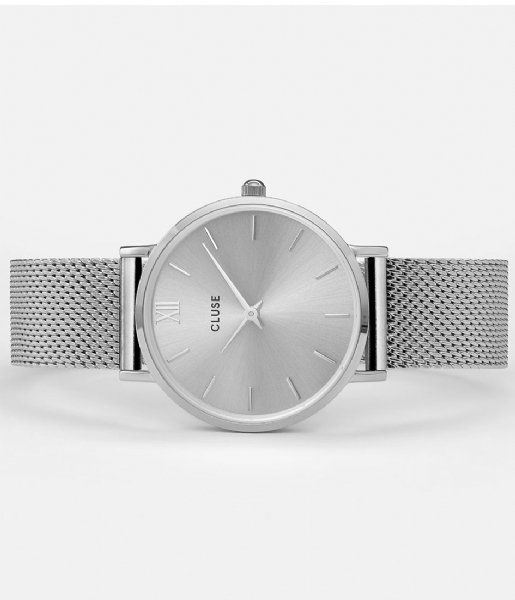 CLUSE Watch Minuit Mesh Silver Colored silver colored (CW0101203011)