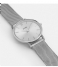 CLUSE Watch Minuit Mesh Full Silver full silver color (CL30023)