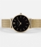 CLUSE Watch Minuit Mesh Gold Plated Black black gold plated (CW0101203017)