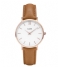 CLUSE Watch Minuit Rose Gold Colored White white caramel (CL30021)