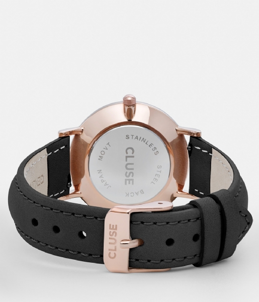 CLUSE Watch Minuit Rose Gold Colored White white black (CL30003)