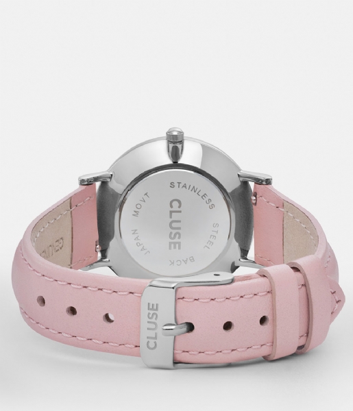 CLUSE Watch Minuit Silver Colored White silver color white pink (CL30005)