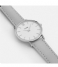 CLUSE Watch Minuit Silver Colored White silver color white grey (CL30006)