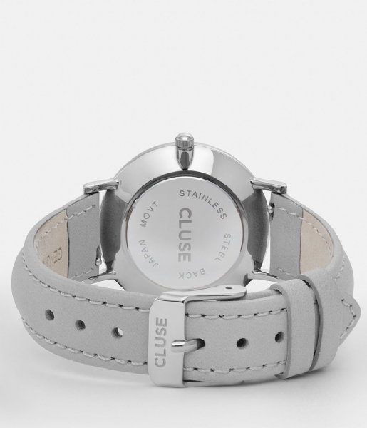 CLUSE Watch Minuit Silver Colored White silver color white grey (CL30006)