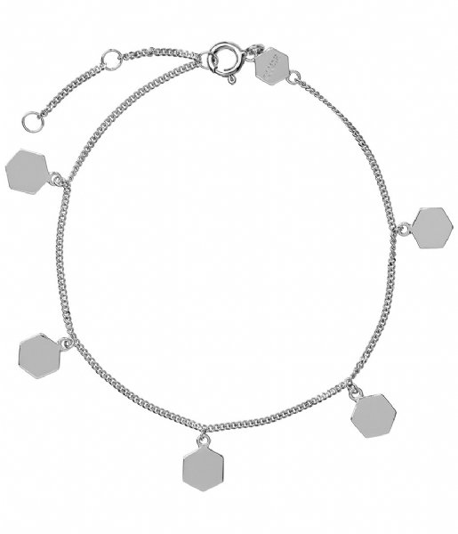 CLUSE Bracelet Essentielle Hexagon Charms Chain Bracelet silver colored (CLJ12018)
