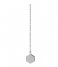 CLUSE Necklace Essentielle Hexagon Charm Lariat Necklace silver plated (CLJ22013)