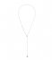 CLUSE Necklace Essentielle Hexagon Charm Lariat Necklace silver plated (CLJ22013)