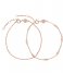 CLUSE Bracelet Essentielle Set Of Two Twisted And Hexagon Chain Bracelet rose gold plated (CLJ10019)