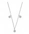CLUSE Necklace Essentielle Three Hexagon Charms Necklace silver plated (CLJ22012)