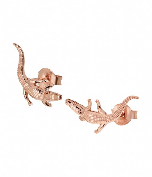 CLUSE Earring Force Tropicale Alligator Stud Earrings rose gold plated (CLJ50018)