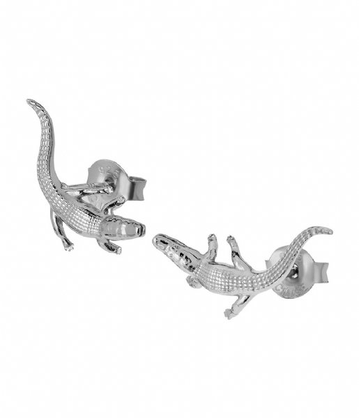 CLUSE Earring Force Tropicale Alligator Stud Earrings silver plated (CLJ52018)