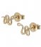 CLUSE Earring Force Tropicale Snake Stud Earrings gold plated (CLJ51020)