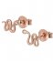 CLUSE Earring Force Tropicale Snake Stud Earrings rose gold plated (CLJ50020)