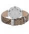 CLUSE Watch Triomphe Silver Colored White Pearl soft grey python (CL61009)