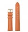 CLUSE Watchstrap Strap Leather Gold Plated 18 mm sunset orange (CS1408101086)