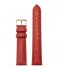 CLUSE Watchstrap Strap leather 18 mm Gold colored Lizard coral (CS12307)