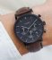 CLUSE Watchstrap Strap Leather 20 mm Black Dark brown (CS1408101067)
