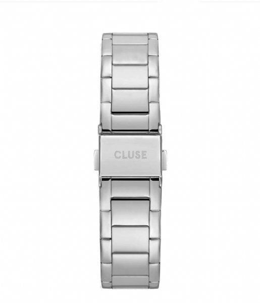CLUSE Watchstrap Strap Three Link Steel 16 mm Silver colored (CS12204)