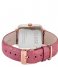 CLUSE Watch La Tetragone Rose Gold Plated White soft berry alligator (CL60020)