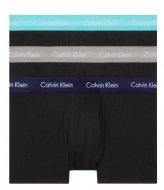Calvin Klein Low Rise Trunk 3-Pack B- Cool Wtr-Gry Sand-Evn Bl Wbs (Mxw)
