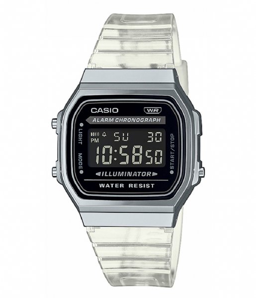 Casio Watch Transparent band A168XES-1BEF A168 Transparent