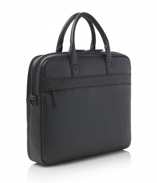 Castelijn & Beerens Laptop Shoulder Bag Onyx Alpha Laptopbag 15.6 Inch en Tablet Zwart