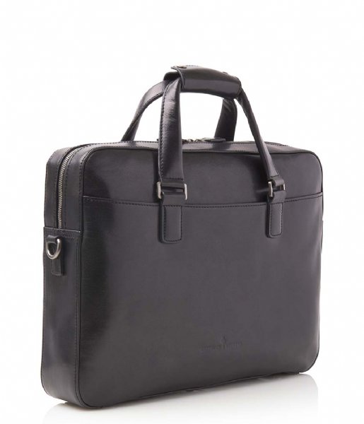 Castelijn & Beerens Laptop Shoulder Bag Gaucho Ted Laptop Bag 15.6 Inch + Tablet Zwart (ZW)
