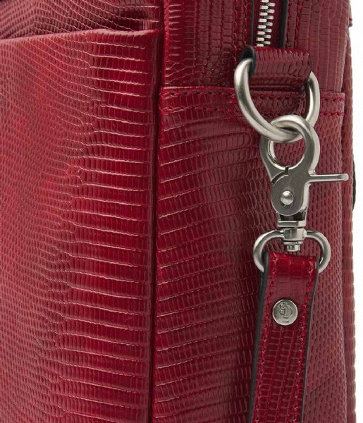 Castelijn & Beerens Laptop Shoulder Bag Donna Ilse Laptop Bag 15.6 Inch RFID Red (RO)