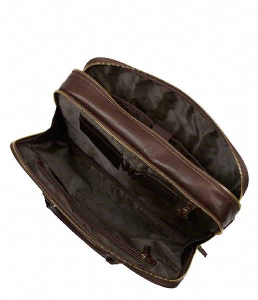 Castelijn & Beerens Laptop Shoulder Bag Verona Laptop Bag 15.6 inch mocca