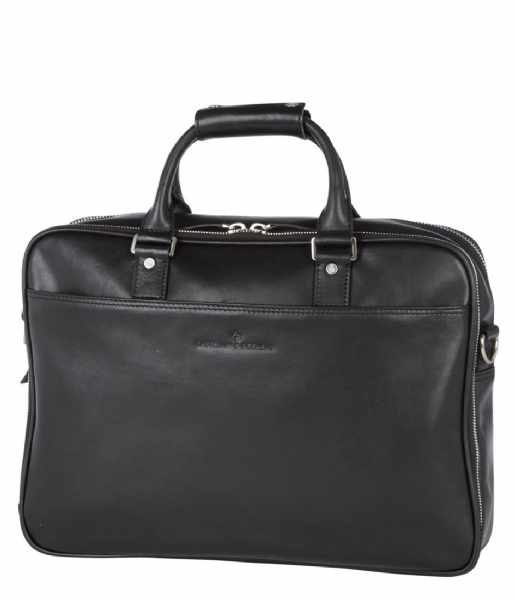 Castelijn & Beerens Laptop Shoulder Bag Verona Laptop Bag 15.6 inch zwart