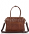 Castelijn & Beerens Shoulder bag Renee Nellie Laptop Bag 15.6 Inch lichtbruin