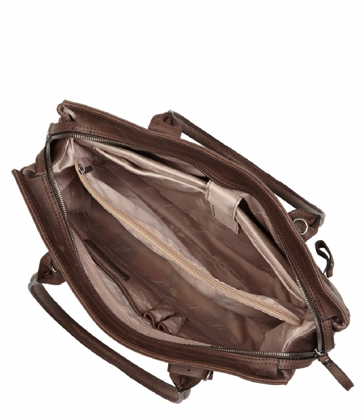 Castelijn & Beerens Shoulder bag Carisma Laptop Bag 15 inch mocca