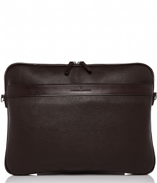 Castelijn & Beerens Laptop Shoulder Bag Compact Laptopbag 15.6 Inch mocca