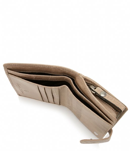 Castelijn & Beerens Bifold wallet Giftbox Zip Wallet taupe