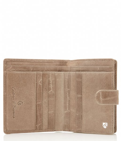 Castelijn & Beerens Bifold wallet Giftbox Zip Wallet taupe