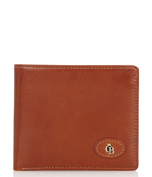 Castelijn & Beerens Bifold wallet Gaucho Billfold 9 Creditcards cognac