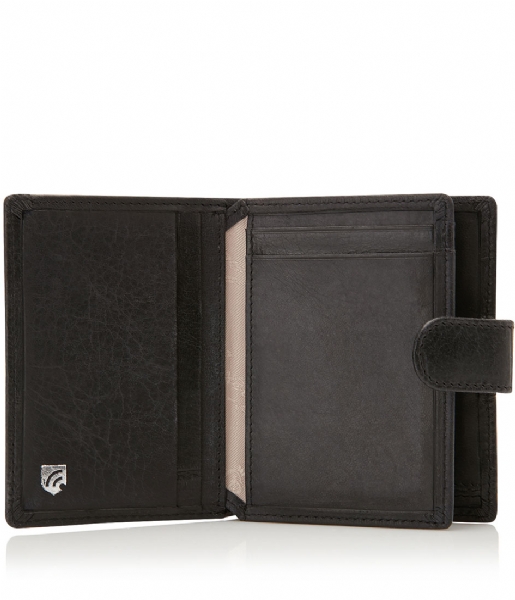 Castelijn & Beerens Bifold wallet Cocco Creditcard Etui black