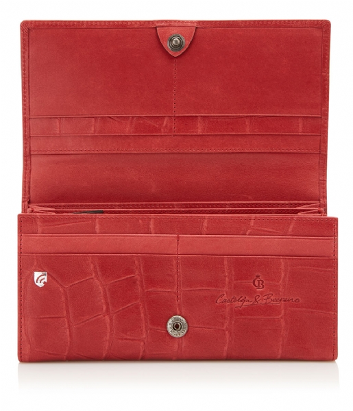 Castelijn & Beerens Zip wallet Cocco Ladies Wallet red