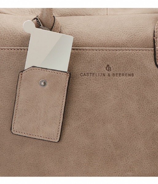 Castelijn & Beerens Laptop Shoulder Bag Carisma Laptop Bag 15.6 Inch grey