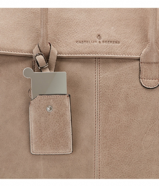 Castelijn & Beerens Shoulder bag Carisma Laptop Shoulderbag Flap 15.6 Inch grey