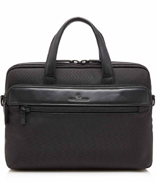 Castelijn & Beerens Laptop Shoulder Bag Bravo Laptop Bag 15.6 Inch black